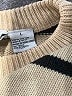 The Tog Shop 100% Cotton Stripes Tan Pullover Sweater Size L - photo 7