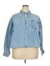 RSQ 100% Cotton Blue Long Sleeve Button-Down Shirt Size XXL - photo 1