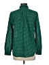 J.Crew Houndstooth Green Long Sleeve Button-Down Shirt Size 6 - photo 2