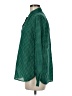 J.Crew Houndstooth Green Long Sleeve Button-Down Shirt Size 6 - photo 5