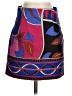 Zara 100% Elastane Graphic Purple Casual Skirt Size XS - photo 1