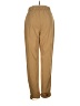 Unbranded 100% Polyester Solid Tan Casual Pants Size S - photo 2
