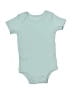 Lullaby Lane Solid Teal Short Sleeve Onesie 9-12 MO / 12 MO - photo 1