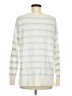 Ann Taylor LOFT Stripes Silver Pullover Sweater Size M - photo 2