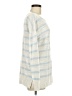 Ann Taylor LOFT Stripes Silver Pullover Sweater Size M - photo 4