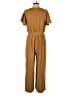 TeXTURE & THREAD Madewell Solid Brown Jumpsuit Size M - photo 2