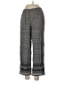 Anne Carson 100% Rayon Print Gray Casual Pants Size L - photo 1