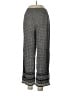Anne Carson 100% Rayon Print Gray Casual Pants Size L - photo 2