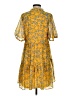CeCe 100% Polyester Paisley Yellow Casual Dress Size S - photo 2