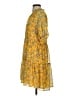 CeCe 100% Polyester Paisley Yellow Casual Dress Size S - photo 5