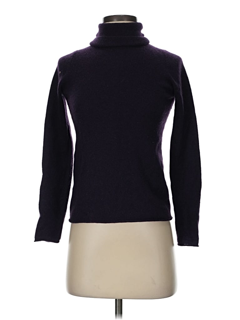 Pre-owned Sofia Cashmere Cashmere Pullover Sweater In Purple