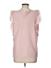 Juicy Couture 100% Polyester Pink Short Sleeve Blouse Size L - photo 2