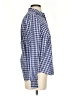 UNTUCKit 100% Cotton Checkered-gingham Blue Long Sleeve Button-Down Shirt Size 4 - photo 4