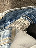 Zara Color Block Blue Jeans Size 4 - photo 8