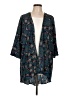 Lularoe 100% Polyester Teal Kimono Size L - photo 1