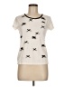 Ann Taylor Ivory Short Sleeve Top Size M - photo 1