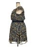 Xhilaration 100% Polyester Print Blue Casual Dress Size XXL - photo 5