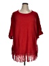 Valerie Stevens 100% Acrylic Red Poncho Size 1X - photo 1