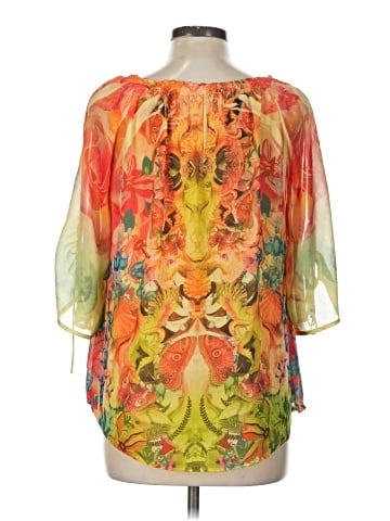 One World 3/4 Sleeve Blouse (view 2)
