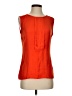 Worthington 100% Polyester Orange Sleeveless Blouse Size S - photo 1