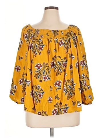 St. John's Bay 3/4 Sleeve Blouse (view 1)