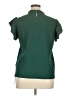 Assorted Brands Green Short Sleeve Blouse Size XL - photo 2