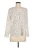 Talbots Polka Dots Ivory Long Sleeve Blouse Size M (petite) - photo 1