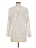Talbots Polka Dots Ivory Long Sleeve Blouse Size M (petite) - photo 2