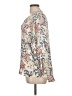 Daniel Rainn 100% Rayon Floral Ivory 3/4 Sleeve Blouse Size L - photo 5