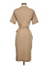 Vero Moda Solid Tan Casual Dress Size S - photo 2