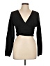Bershka Black Long Sleeve Top Size L - photo 1