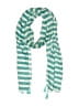 Unbranded 100% Polyester Stripes Teal Scarf One size - photo 1