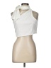 Topshop Ivory Sleeveless Blouse Size 10 - photo 1