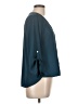 West Kei 100% Polyester Teal 3/4 Sleeve Blouse Size L (petite) - photo 4