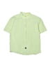 Duck Head 100% Cotton Stripes Green Short Sleeve Button-Down Shirt Size 10 - 12 - photo 1