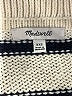 Madewell Stripes Ivory Pullover Sweater Size XXS - photo 7