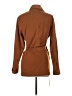 J. McLaughlin 100% Polyester Brown Trenchcoat Size S - photo 2