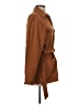 J. McLaughlin 100% Polyester Brown Trenchcoat Size S - photo 4