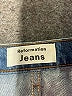 Reformation Jeans Chevron-herringbone Blue Jeans Size 29 waist - photo 7
