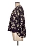 West Kei 100% Polyester Purple 3/4 Sleeve Blouse Size L (petite) - photo 5