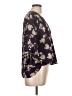 West Kei 100% Polyester Purple 3/4 Sleeve Blouse Size L (petite) - photo 4