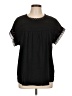 Unbranded 100% Polyester Black Short Sleeve Top Size L - photo 1
