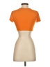 Shein Orange Short Sleeve Turtleneck Size M - photo 2