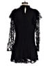 Zara 100% Polyester Black Cocktail Dress Size M - photo 2