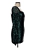 Lucy In The Sky 100% Polyester Teal Long Sleeve Top Size M - photo 4