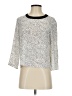 Rose + Olive Silver 3/4 Sleeve Top Size S - photo 1
