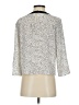 Rose + Olive Silver 3/4 Sleeve Top Size S - photo 2