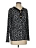 Vanilla Bay Polka Dots Black Long Sleeve Blouse Size S - photo 1