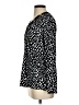 Vanilla Bay Polka Dots Black Long Sleeve Blouse Size S - photo 5