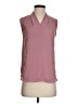 Ann Taylor 100% Polyester Pink Sleeveless Blouse Size XXS - photo 1